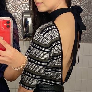 Kendall and Kylie backless bodysuit